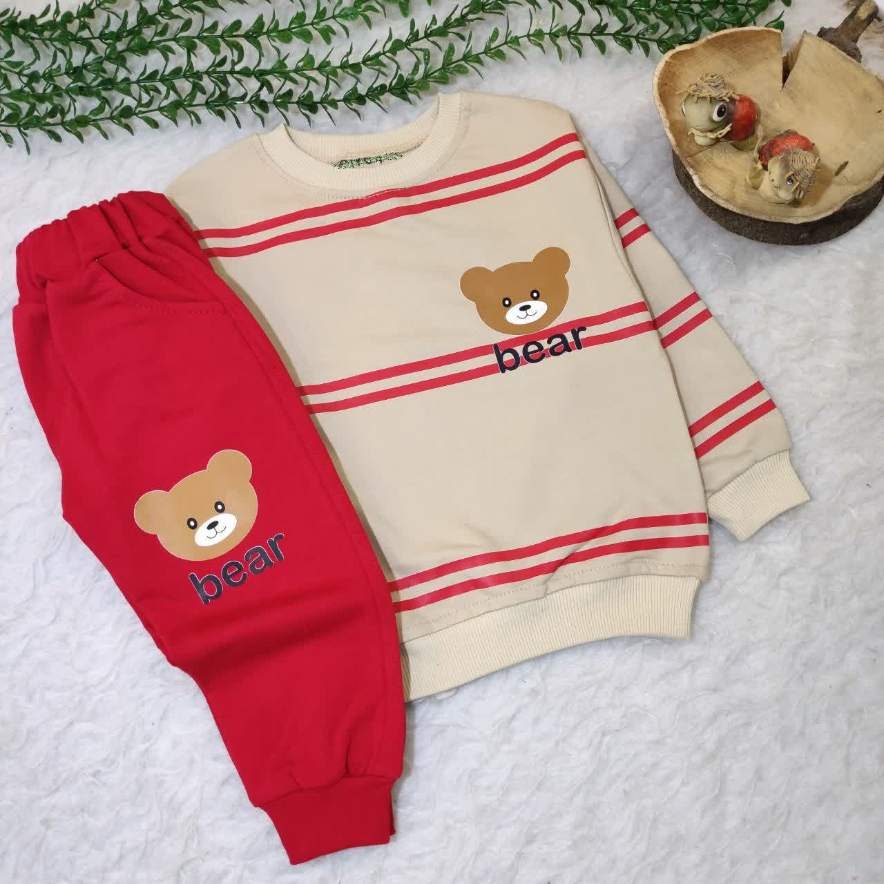 بلوز شلوار خرس راه راه